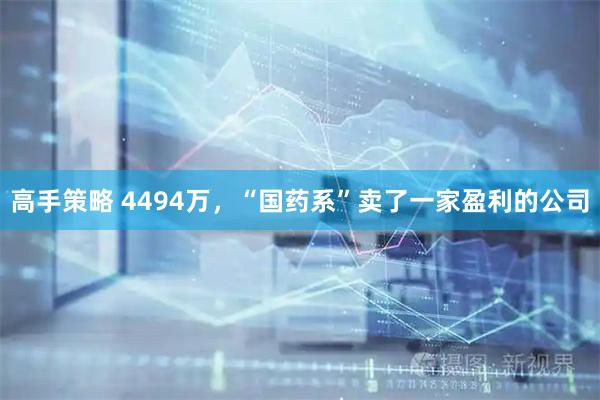 高手策略 4494万，“国药系”卖了一家盈利的公司