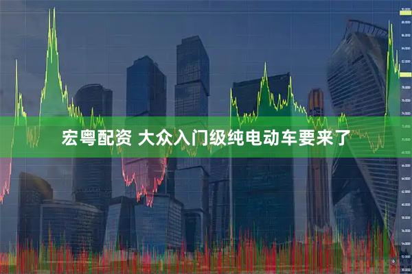 宏粤配资 大众入门级纯电动车要来了